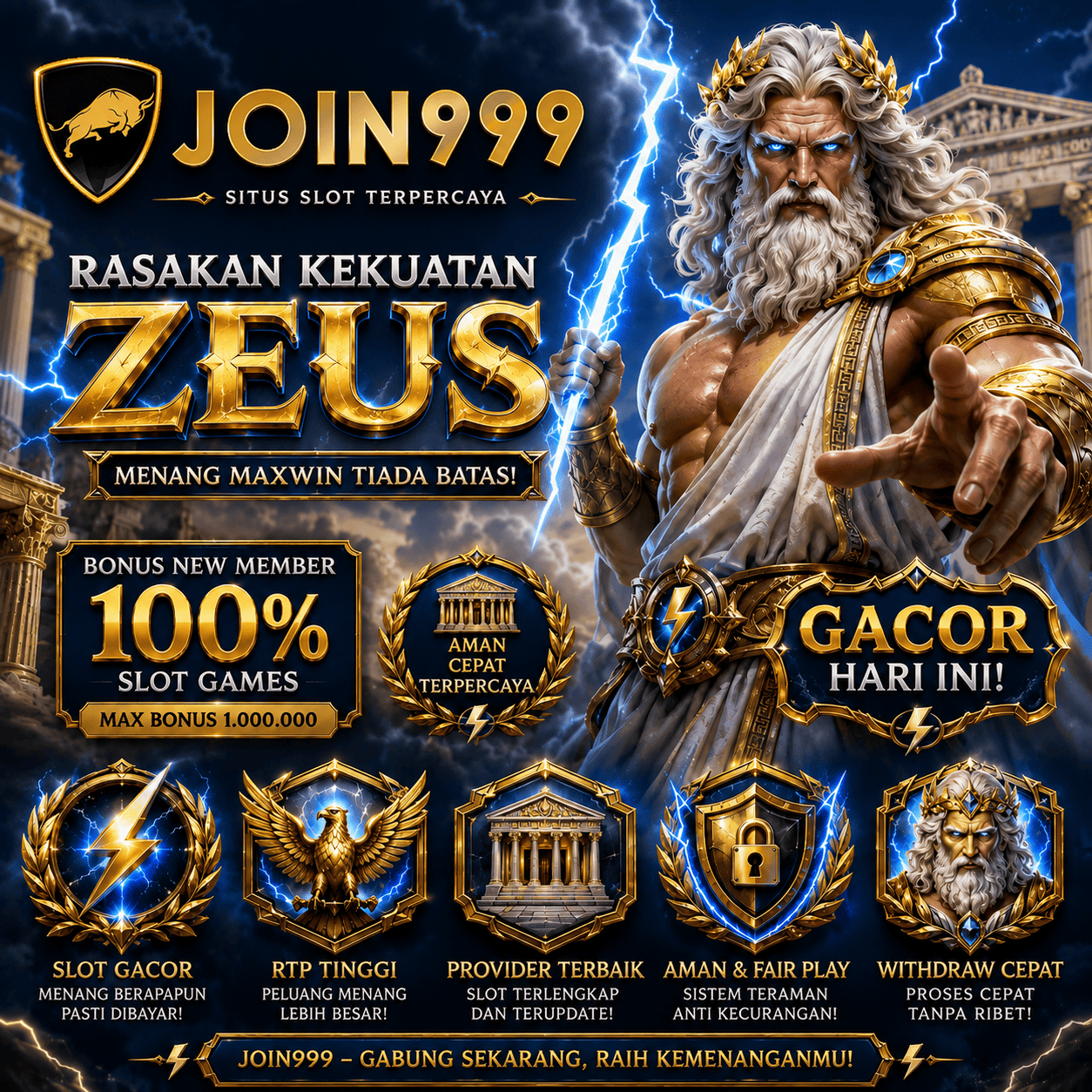 JOIN999 Agen Betting Top Gaming Slot & Casino Online No 1 Indonesia Terbaru 2026