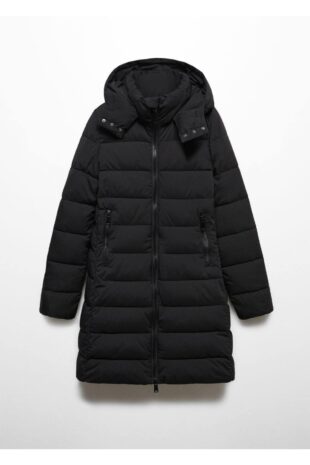 پالتو سیاه زنانه مانگو 57038267