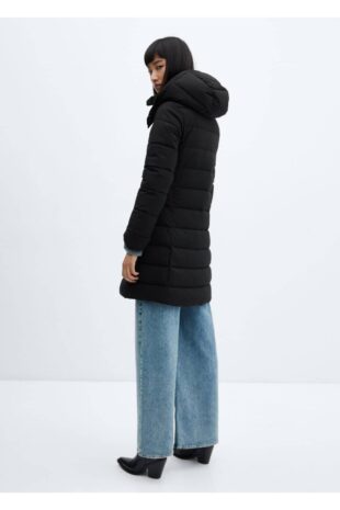 پالتو سیاه زنانه مانگو 57038267