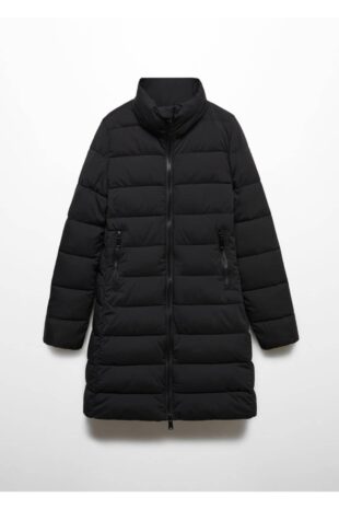 پالتو سیاه زنانه مانگو 57038267