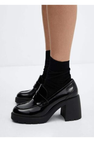 کفش راحتی سیاه زنانه مانگو 57045972