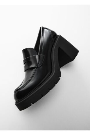 کفش راحتی سیاه زنانه مانگو 57045972