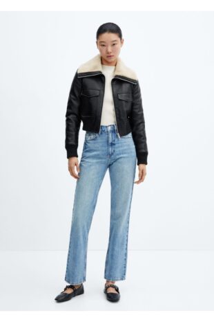 کت سیاه زنانه مانگو 57035969