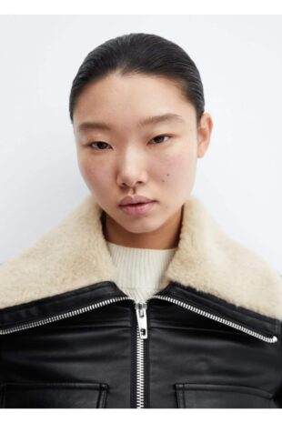 کت سیاه زنانه مانگو 57035969