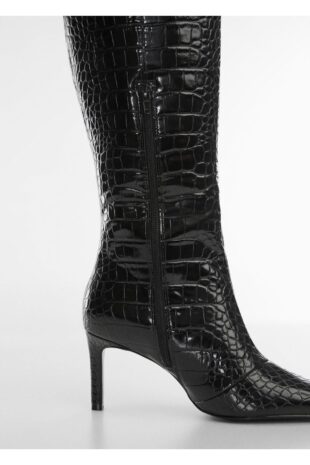 بوت سیاه زنانه مانگو 57037712