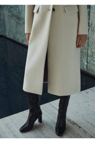 بوت سیاه زنانه مانگو 57046024