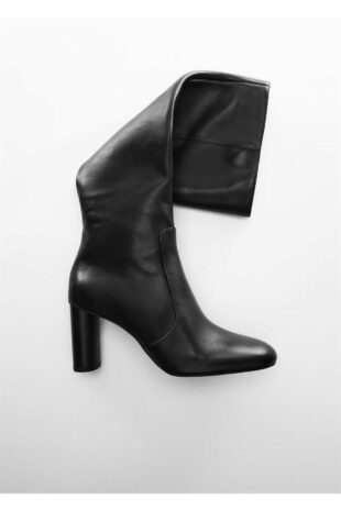 بوت سیاه زنانه مانگو 57046024