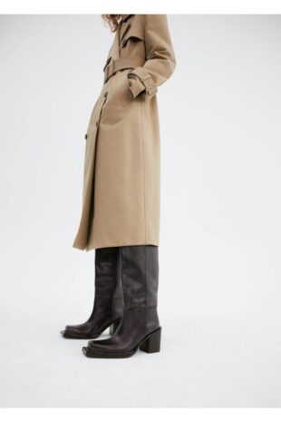 بوت سیاه زنانه مانگو 57066011