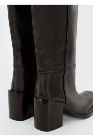 بوت سیاه زنانه مانگو 57066011