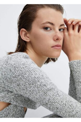 لباس خاکستری زنانه مانگو 57045812