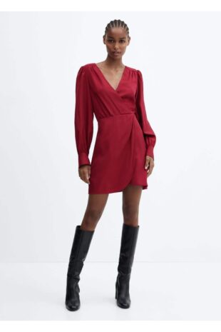 لباس بنفش زنانه مانگو 57065980