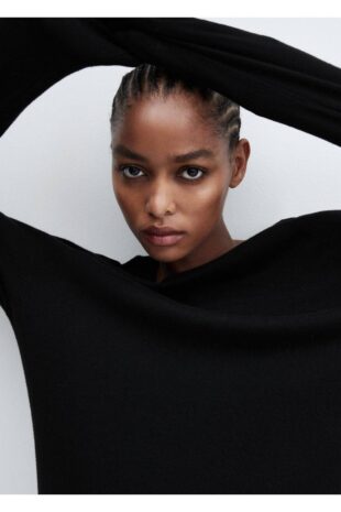 سرهمی سیاه زنانه مانگو 57085793