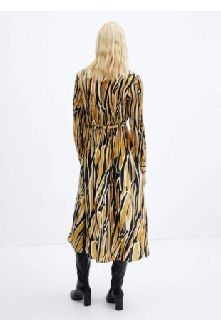 لباس قهوه ای زنانه مانگو 57095989