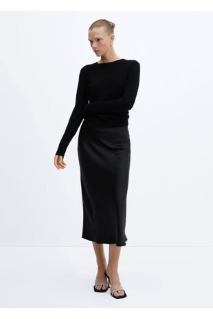 دامن سیاه زنانه مانگو 57030409