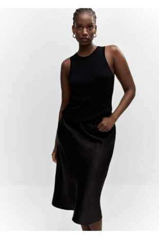 دامن سیاه زنانه مانگو 57030409