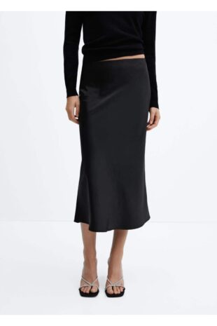 دامن سیاه زنانه مانگو 57030409