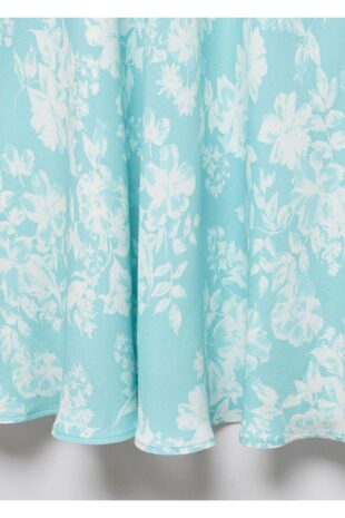 دامن فیروزه زنانه مانگو 57032883