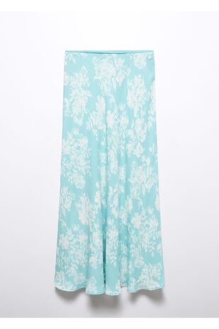 دامن فیروزه زنانه مانگو 57032883