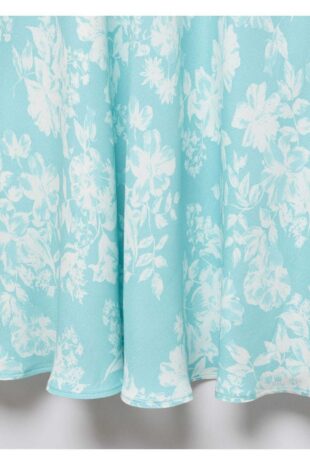 دامن فیروزه زنانه مانگو 57032883