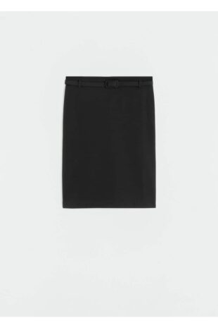 دامن سیاه زنانه مانگو 57036017