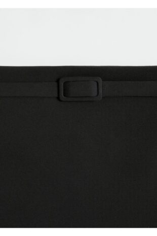 دامن سیاه زنانه مانگو 57036017