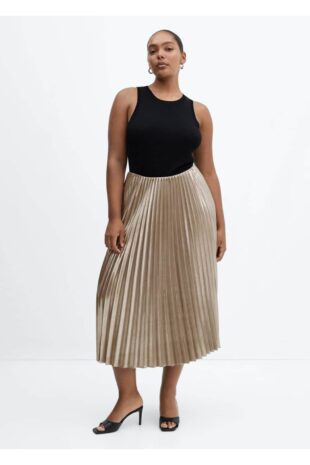 دامن نقره اي زنانه مانگو 57036716