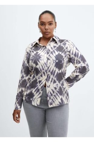 پیراهن بنفش زنانه مانگو 57035811