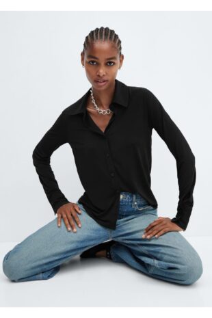 پیراهن سیاه زنانه مانگو 57075978