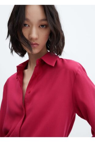 پیراهن صورتی زنانه مانگو 57086028