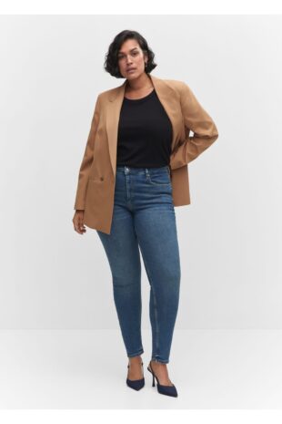 جین آبی فاق نرمال زنانه مانگو 57025140