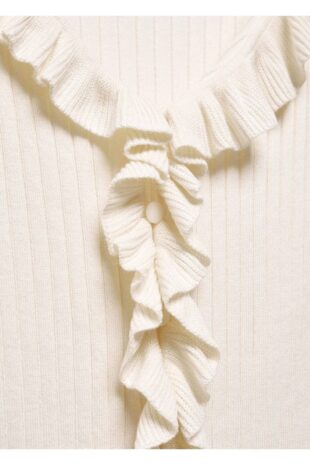 ژاکت سفید زنانه مانگو 57077717