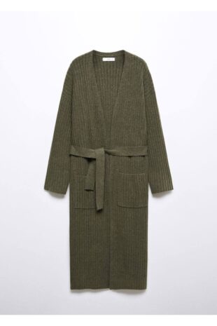 بافت خاکی زنانه مانگو 57085794