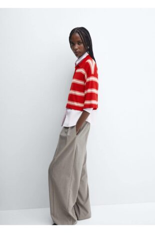 بافت قرمز زنانه مانگو 57094784