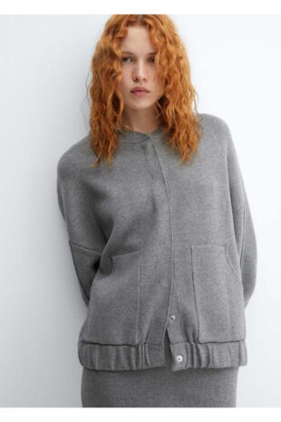 بافت بنفش زنانه مانگو 57055802