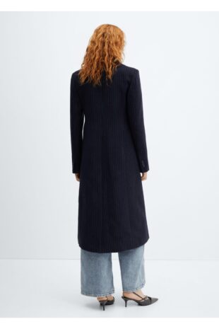 پالتو آبی زنانه مانگو 57076027