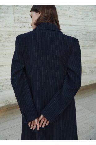 پالتو آبی زنانه مانگو 57076027