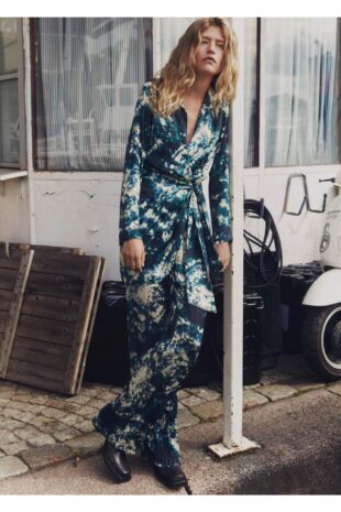 شلوار سبز فاق نرمال زنانه مانگو 57006030