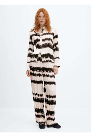 شلوار اکرو فاق نرمال زنانه مانگو 57016031