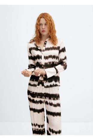 شلوار اکرو فاق نرمال زنانه مانگو 57016031