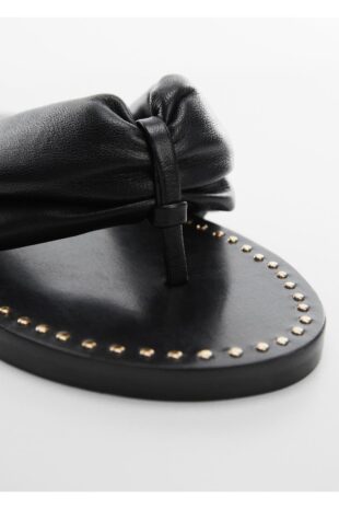 صندل سیاه زنانه مانگو 57010038