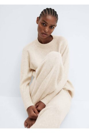 پیژامه اکرو فاق نرمال زنانه مانگو 57084411