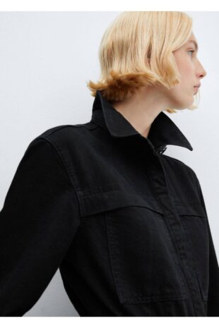 سرهمی سیاه زنانه مانگو 57016716