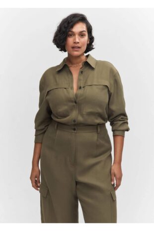 لباس خاکی زنانه مانگو 57056001