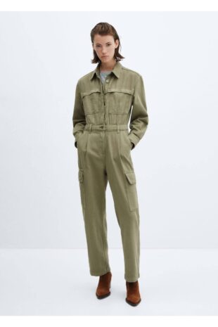 سرهمی خاکی زنانه مانگو 57056715