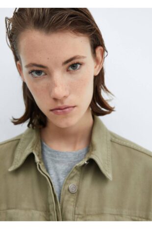 سرهمی خاکی زنانه مانگو 57056715