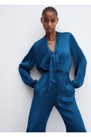 لباس آبی زنانه مانگو 57075957