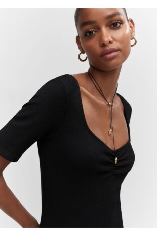 لباس سیاه زنانه مانگو 57092504