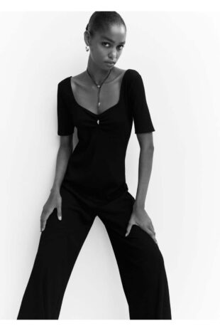 لباس سیاه زنانه مانگو 57092504