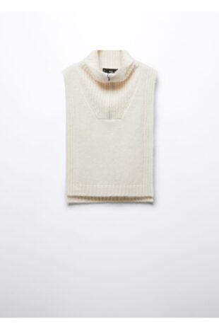 بافت بژ زنانه مانگو 57015797