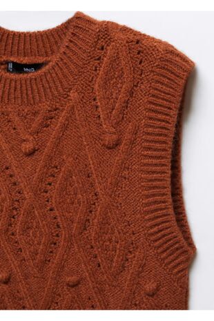 بافت نارنجی زنانه مانگو 57075808